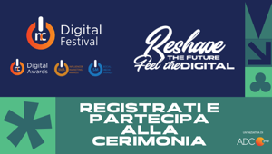 NC Digital Awards 2026, IMA – Influencer Marketing Awards e Social Media Awards: oggi, 8 ottobre, la cerimonia di premiazione. Registrati, partecipa e scopri tutti i vincitori. Diretta streaming dalle ore 18 sul sito di ADC Group NC Digital Awards 2026, IMA – Influencer Marketing Awards e Social Media Awards: oggi, 8 ottobre, la cerimonia di premiazione. Registrati, partecipa e scopri tutti i vincitori. Diretta streaming dalle ore 18 sul sito di ADC Group